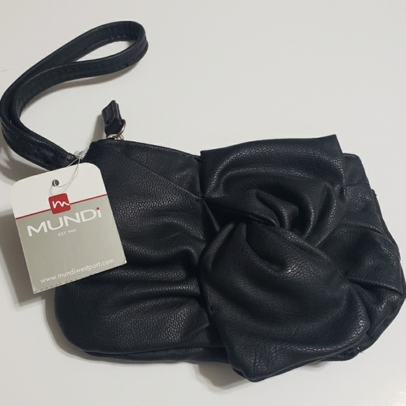 NWT Mundi Black Coin Purse/ID Wristlet - Picture 8 of 8